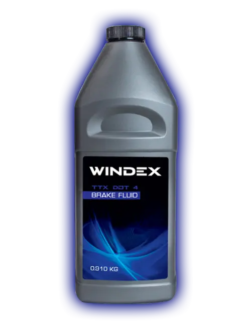 Жидкость тормозная WINDEX DOT 4 0.5л wdot4-455g