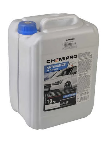 Антифриз Chemipro G11 готовый 10kg синий, 8.9л CHEMIPRO CH035