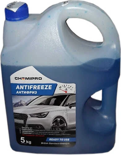 Антифриз Chemipro G11 готовый 5kg синий, 4.2л CHEMIPRO CH036