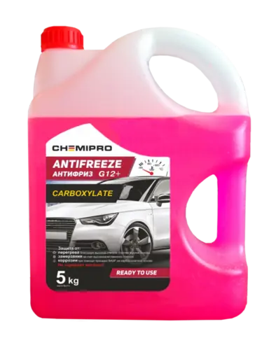 Антифриз Chemipro G12+ готовый 5kg красный, 4.4л CHEMIPRO CH046