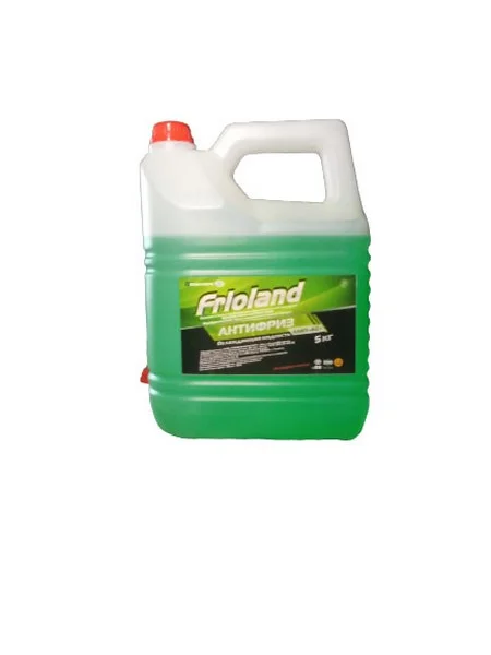 Антифриз 5кг - готовый зеленый, карбоксилатный, c применением пакета присадок BASF, АМП-40+ FRIOLAND AF GREEN 5 BASF
