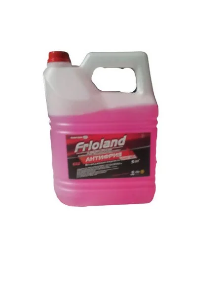 Антифриз 5кг - G12, готовый красный, карбоксилатный, c применением пакета присадок BASF, АМП-40+ FRIOLAND AF RED 5 BASF