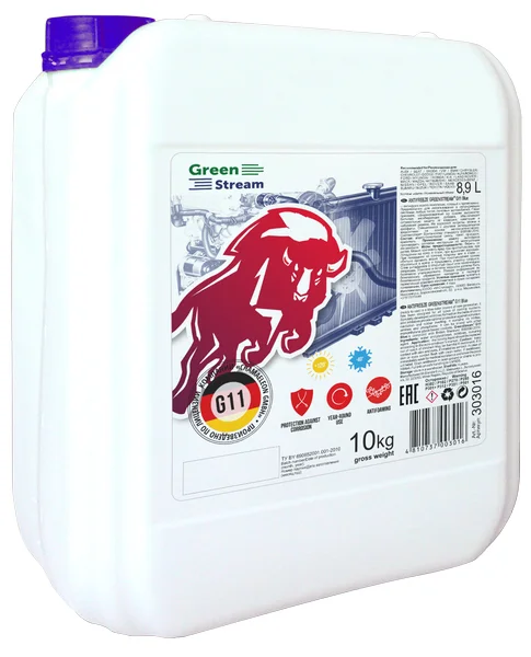 Антифриз 10 кг, G11 готовый синий GREENSTREAM 303016