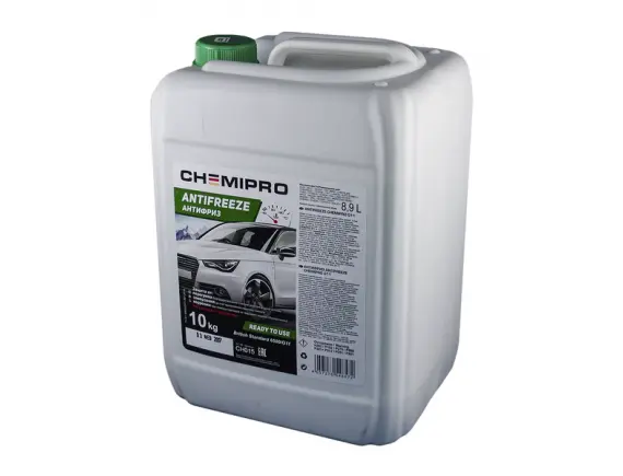 Антифриз Chemipro G11 готовый 10kg желтый, 8.9л CHEMIPRO CH068