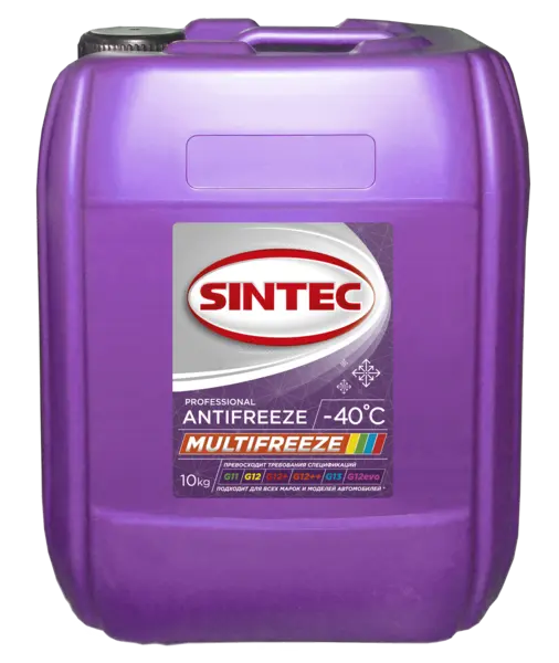 G12 MULTI FREEZE антифриз 10кг фиолетовый SINTEC 800541
