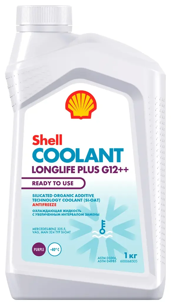 Антифриз готовый Longlife++ 4кг SHELL PL6001_4