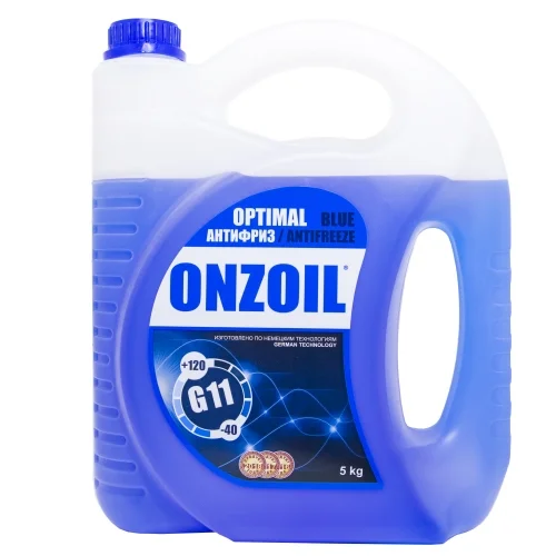 Антифриз ONZOIL ONZOIL OPTIMAL G11 BLUE 4,2 Л / 5 КГ (СИНИЙ)