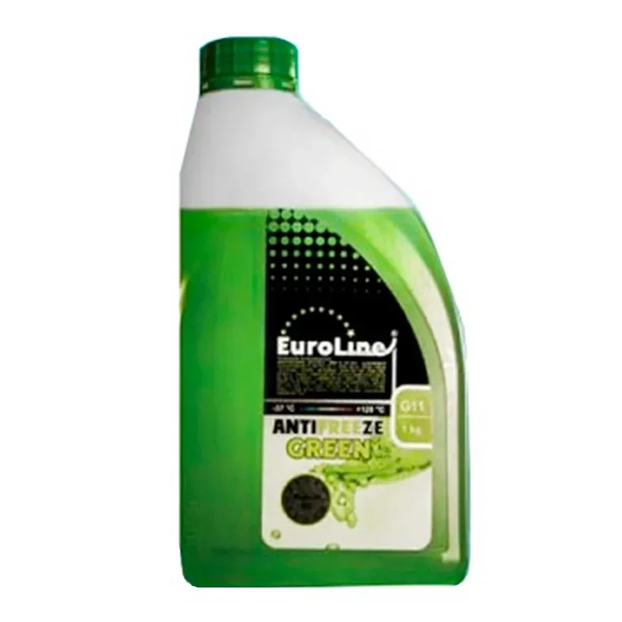 Антифриз EUROLINE EUROLINE GREEN G11 (ЗЕЛЕНЫЙ) 0,91 Л/1 КГ