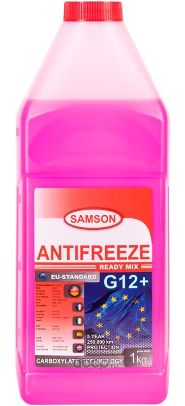 Антифриз EU-Standard G12+, 1 кг SAMSON 802026