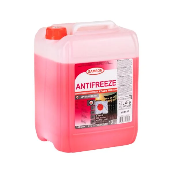 Антифриз JP-Standard RED, 10 кг SAMSON 803252