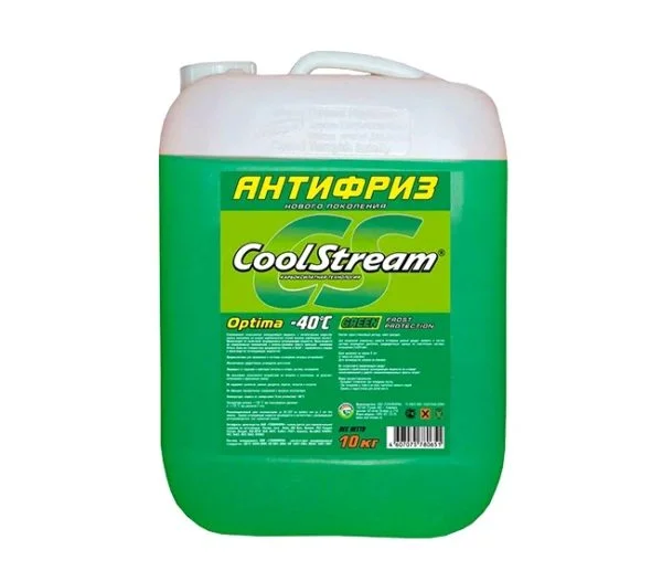 Антифриз Optima Green 10 кг COOLSTREAM CS010703GR