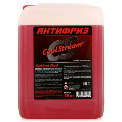 Антифриз Optima Red 10 кг COOLSTREAM CS010703RD
