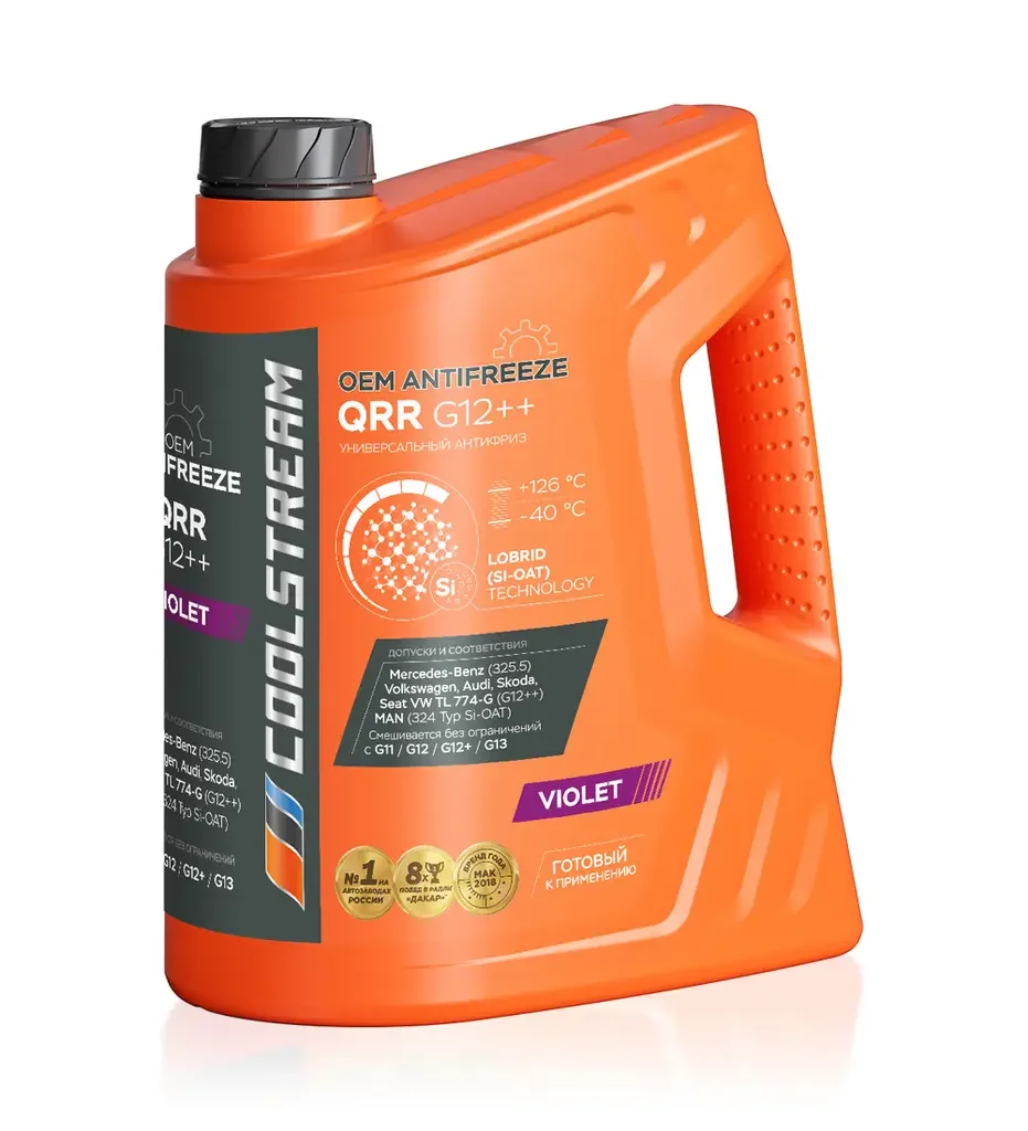 Антифриз QRR фиолетовый 5 кг COOLSTREAM CS011202