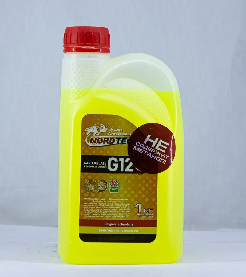 ANTIFREEZE G12 желтый 1кг NORDTEC NT0510