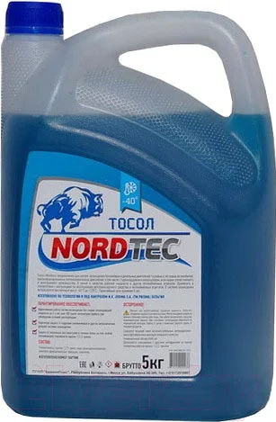 Тосол NORDTEC NORDTEC ТОСОЛ-40 5КГ