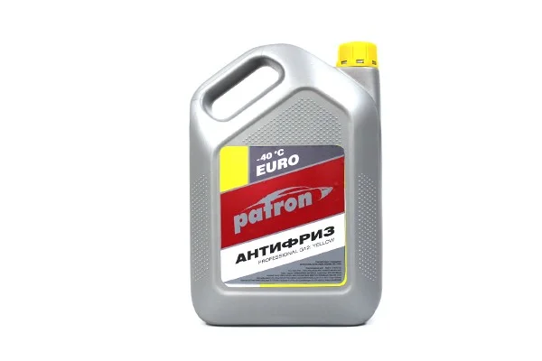 Антифриз (ЗАМЕНЕН НА PCF5005) желтый G12 (канистра п/э) 5кг готов к применению PATRON AF YELLOW 5 PATRON