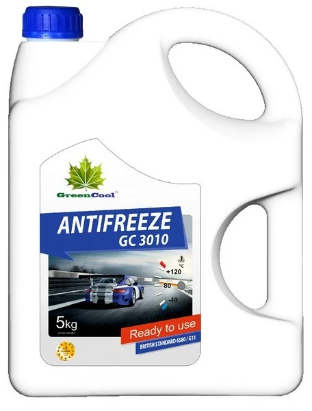 Антифриз (готов к применению) 5 кг - синий GС3010, BS6580:2010, G11 GreenCool AF BLUE 5 GC3010