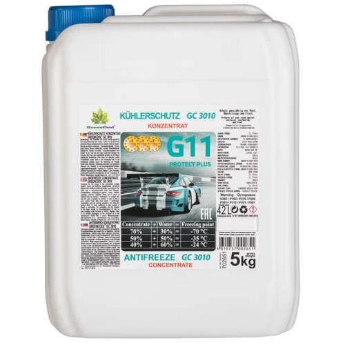 Антифриз 702651 синий концентрат 1:1 -35°C G11 GreenCool GC3010 5KG CONCENTRATE