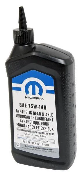 Трансмиссионное масло CHRYSLER SYNTHETIC GEAR & AXLE LUBRICANT 75W-140 л 68218657AB