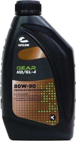 Трансмиссионное масло CYCLON GEAR HD GL - 4 80W-90 1л JE04509