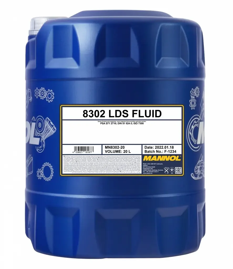 Трансмиссионное масло MANNOL 8302 LDS FLUID 20л 52356