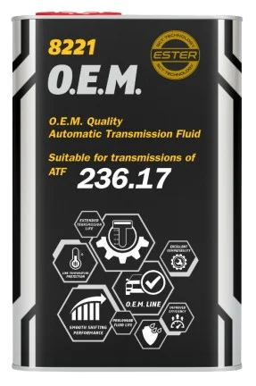Трансмиссионное масло MANNOL 8221 OEM ATF SPECIAL FLUID 1л 57630