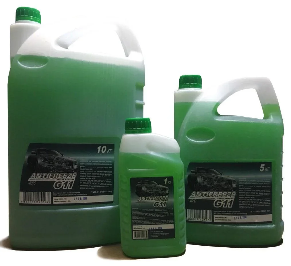 Антифриз 40 G-11 зеленый, 10 кг. г.Дзержинск ZDA G-11, 10 КГ, ЗЕЛ.