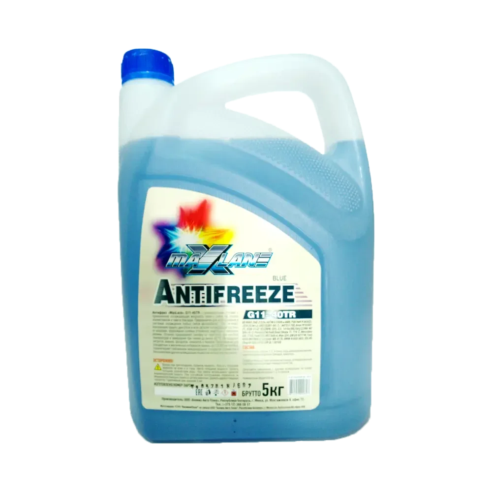 Антифриз G11-40TR (синий) 5 кг (НОВЫЙ) MAXLANE 19150617