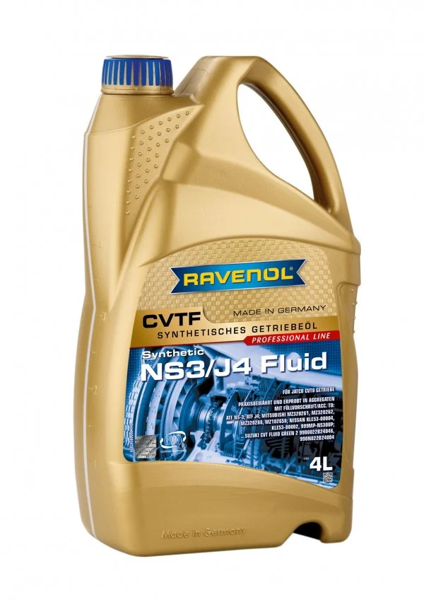 Трансмиссионное масло RAVENOL CVTF NS3/J4 FLUID 4л 1211132-004
