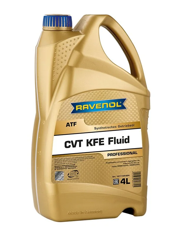 Трансмиссионное масло RAVENOL CVT KFE FLUID 4л 1211134-004