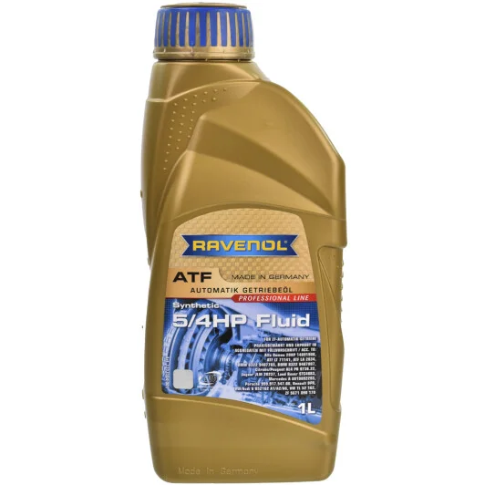 Трансмиссионное масло RAVENOL ATF 5/4 HP 1л 1212104001