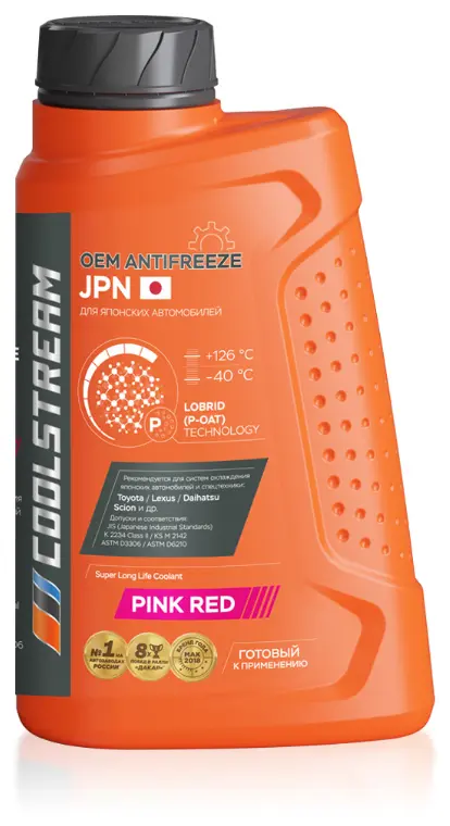 Концентрат антифриза JPN С розовый 1,7 кг COOLSTREAM CS011014СRD