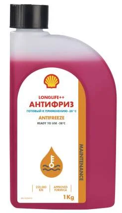 Антифриз готовый Longlife++ 1кг SHELL PL6001