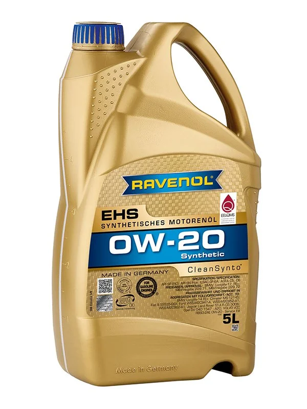 Масло моторное RAVENOL 0W-20 5л 1111113-005