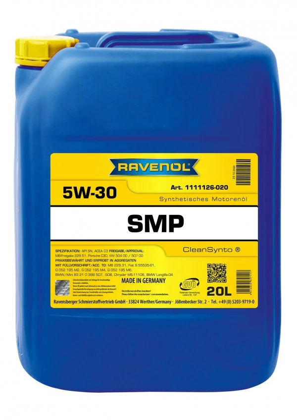 Масло моторное RAVENOL 5W-30 20л 1111126-020