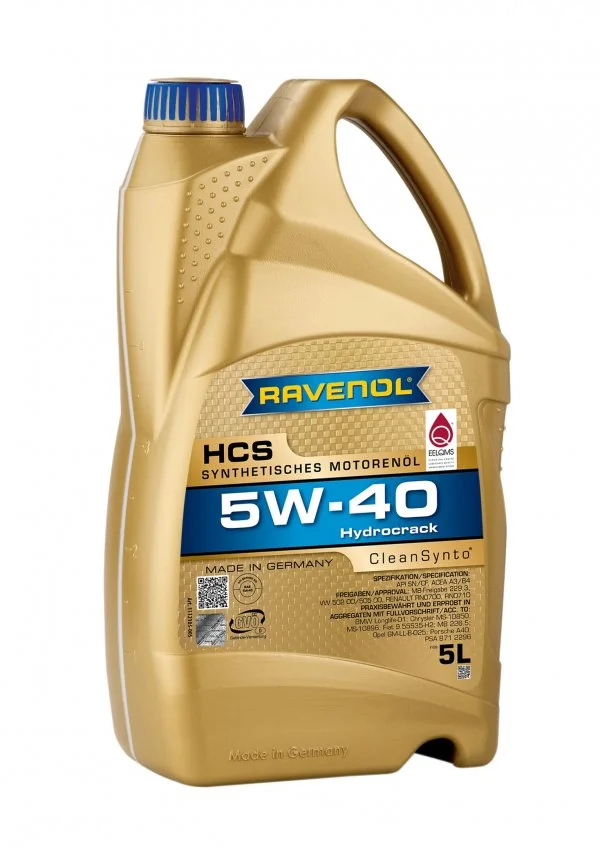 Масло моторное RAVENOL 5W-40 5л 1112105-005