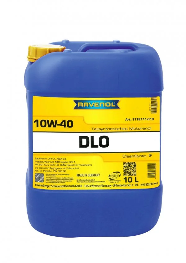 Масло моторное RAVENOL 10W-40 10л 1112111-010