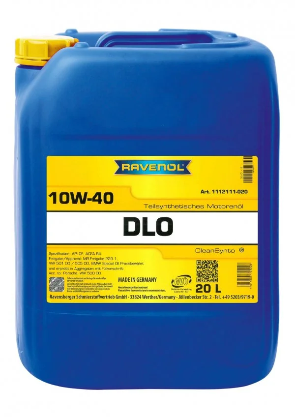 Масло моторное RAVENOL 10W-40 20л 1112111-020