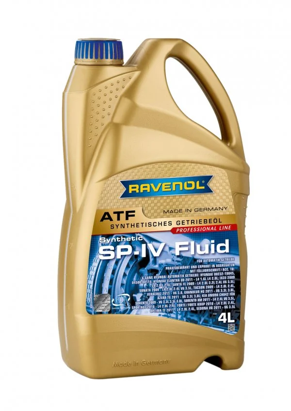 Трансмиссионное масло RAVENOL ATF SP-IV FLUID 4л 1211107-004