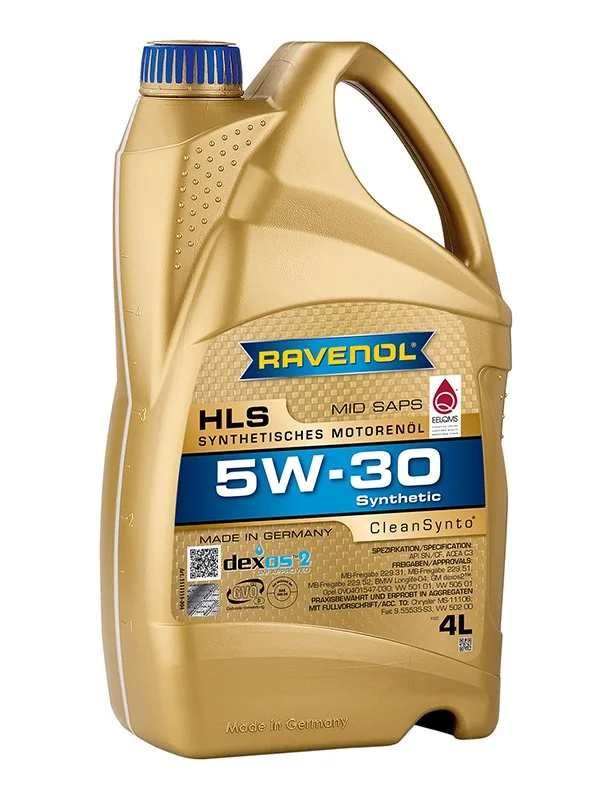 Масло моторное RAVENOL 5W-30 4л 1111119004