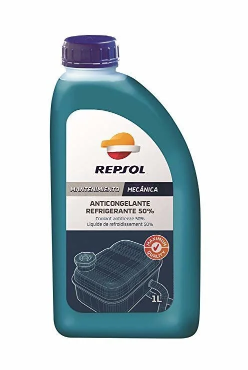 Антифриз ANTICONGELANTE REFRI. MQ 50%, 1 л канистра (Синий) Repsol 6305/R