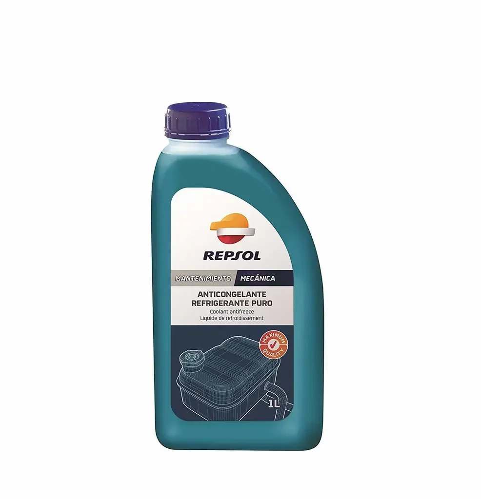 Антифриз ANTICONGELANTE REFRI. MQ PURO, 1 л канистра (Синий) Repsol 6303/R