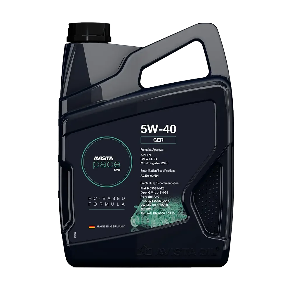Масло моторное AVISTA PACE GER 5W-40 5л 150787