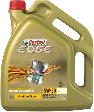 Масло моторное CASTROL EDGE LL 5W-30 5л CASTROL 5W30 EDGE LL/5