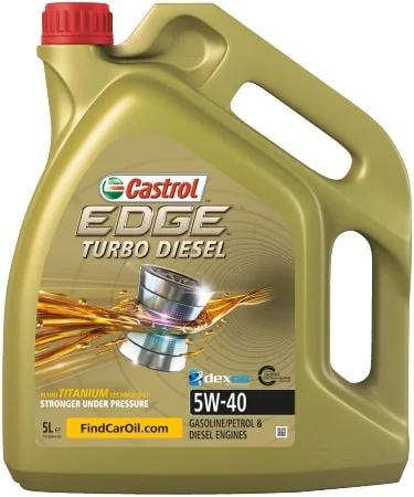Масло моторное CASTROL EDGE TURBO DIESEL 5W-40 5л CASTROL 5W40 EDGE TURBO DIESEL/5