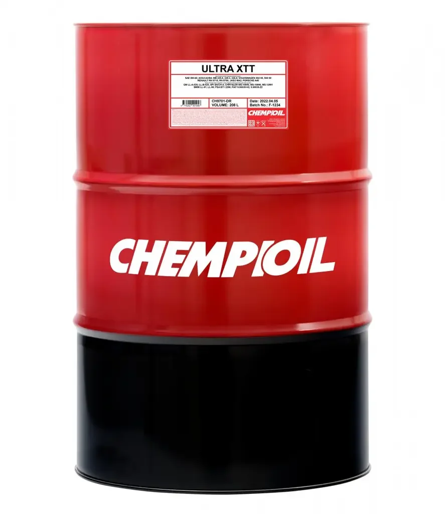 Масло моторное CHEMPIOIL 5W-40 208л CH9701-DR