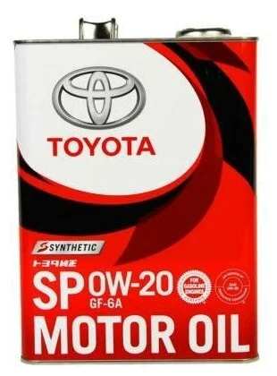 Масло моторное TOYOTA 0W-20 4л 08880-13205