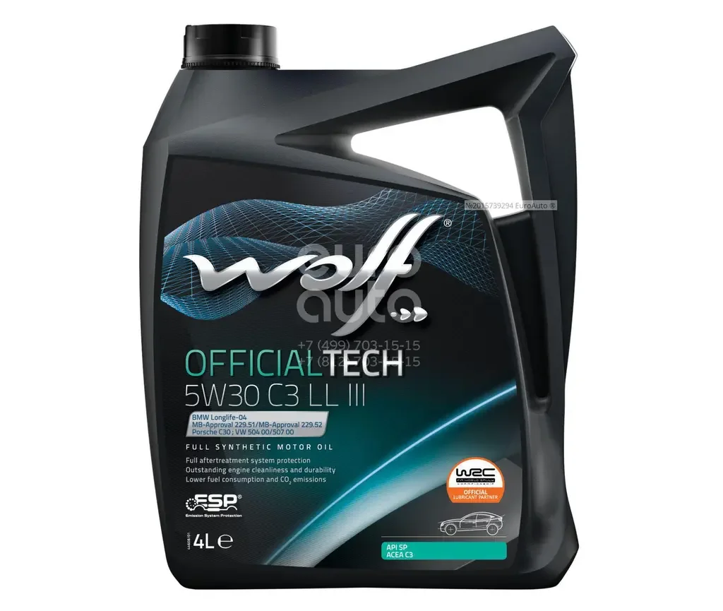 Масло моторное WOLF OFFICIALTECH 5W-30 4л 65644/4
