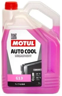 MOTUL (5L) AUTO COOL G13 -37°C АНТИФРИЗ ГОТОВЫЙ MOTUL 111199