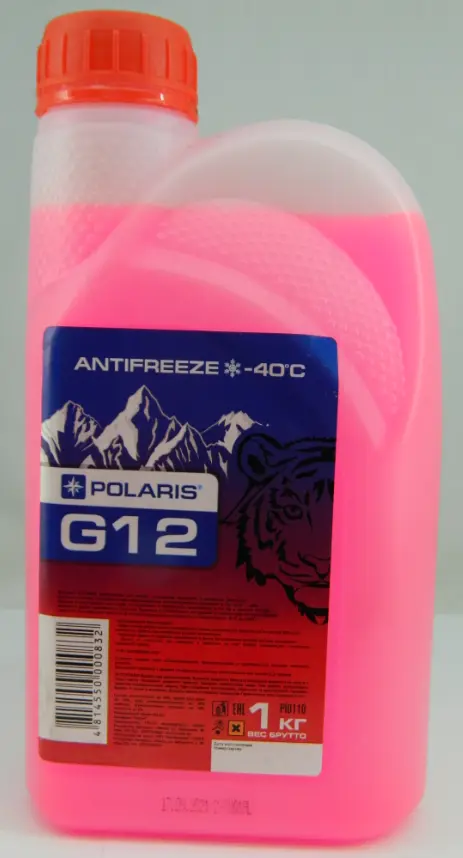 ANTIFREEZE G12 красный 1кг NEW Polaris PL0110NEW